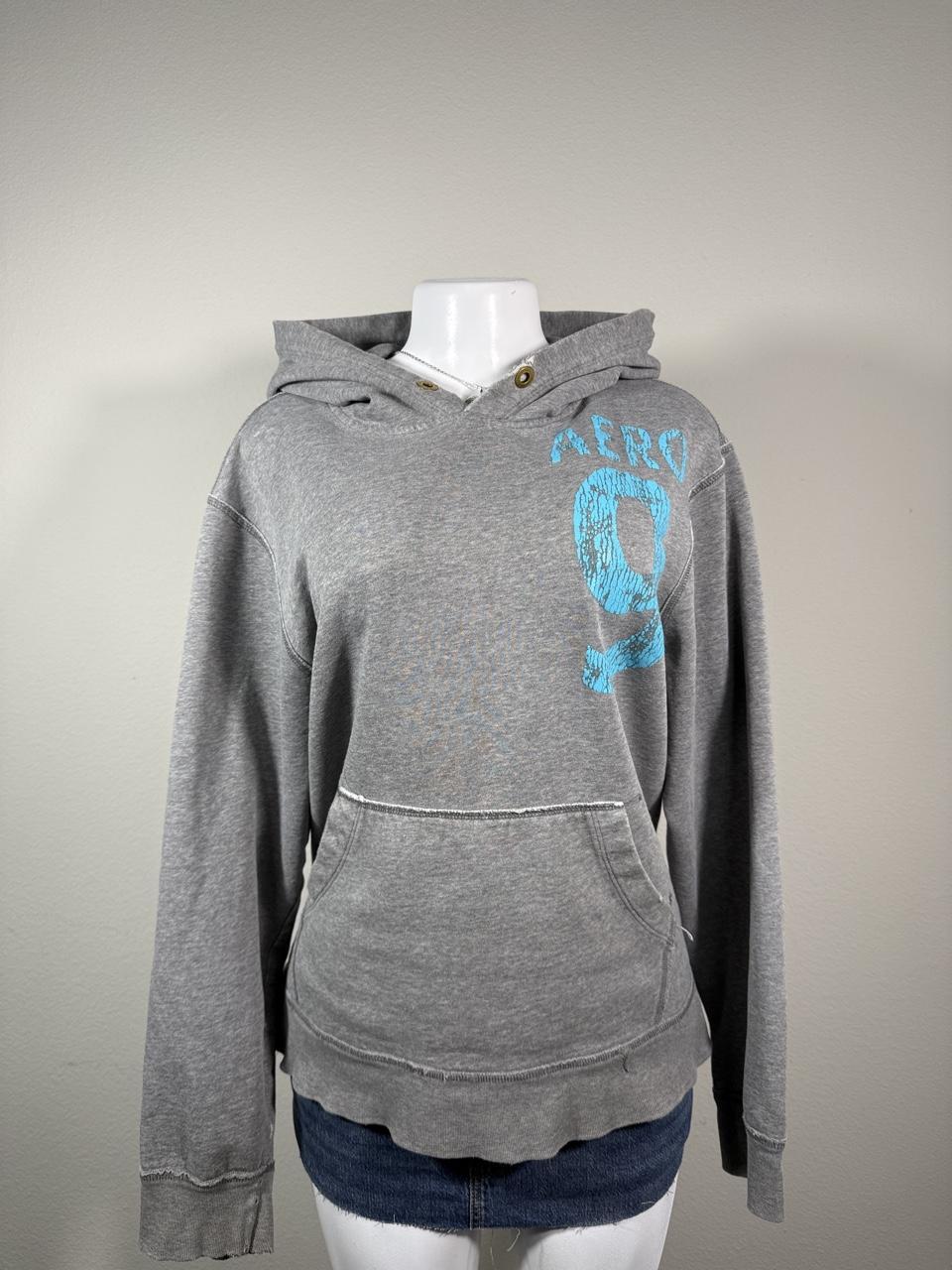 Y2K Aéropostale Grey hoodie – Women's Used Clothing